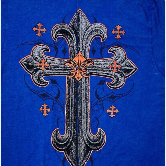 Raw State XXL Blue T Shirt Redemption - Picture 5 of 9